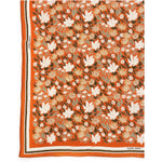 silk bandana in botanical garden