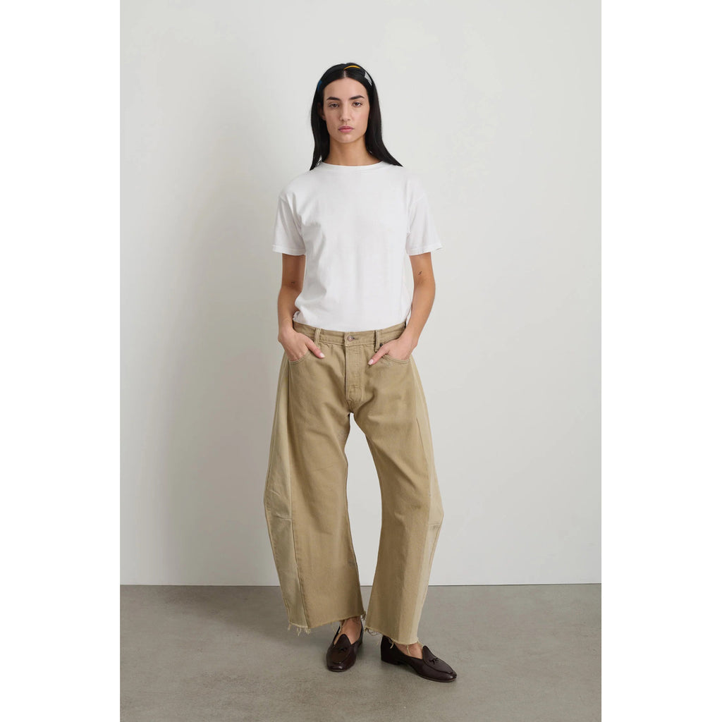 vintage lasso jean in faded khaki