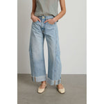 relaxed cuffed lasso in jac wash