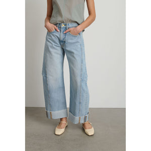 relaxed cuffed lasso in jac wash
