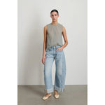 relaxed cuffed lasso in jac wash