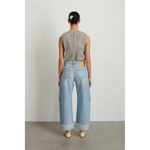 relaxed cuffed lasso in jac wash