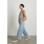 relaxed cuffed lasso in jac wash