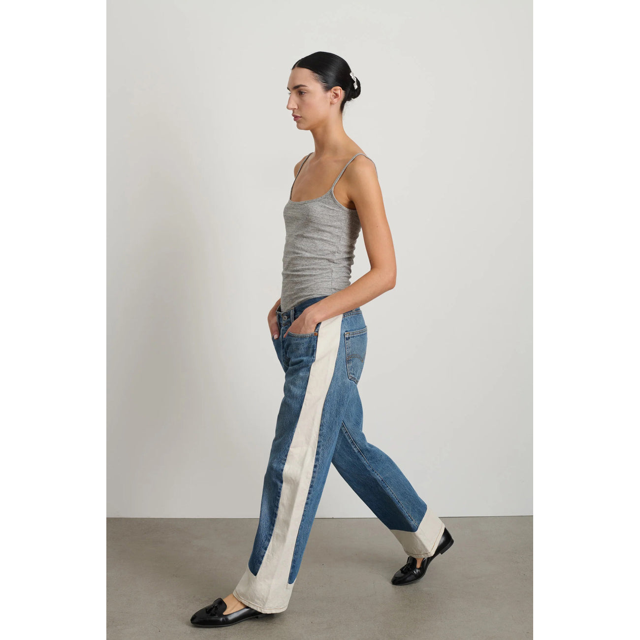 reworked slouch in vintage indigo