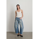 vintage lasso jean w/ hand tatted lace
