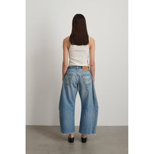 vintage lasso jean w/ hand tatted lace