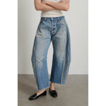vintage lasso jean w/ hand tatted lace