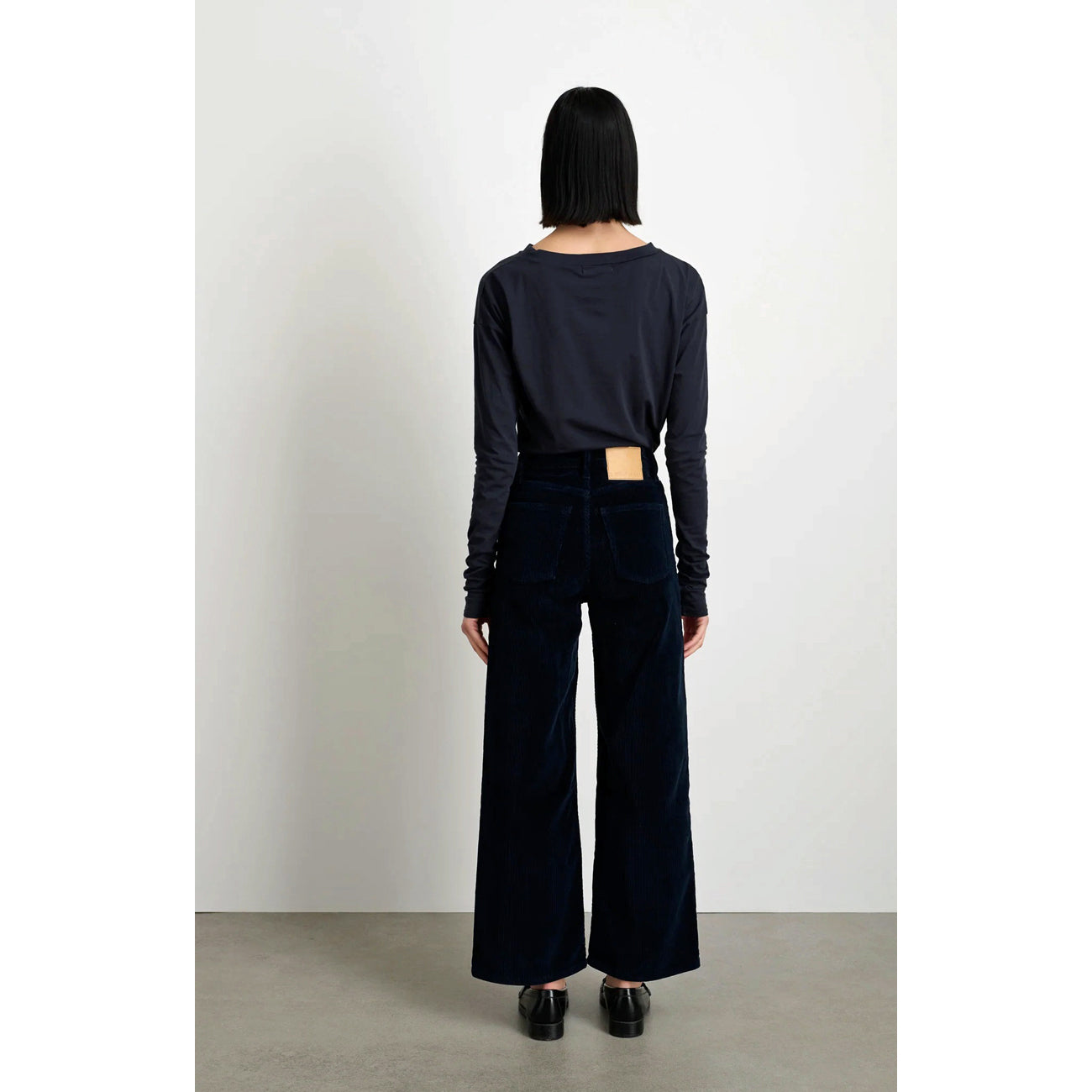 elissa jean in marine corduroy
