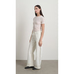 reworked culotte in vintage white