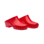 classic clog in red