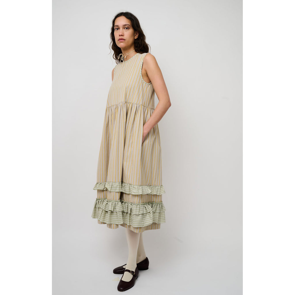 genevieve dress in sun/grey