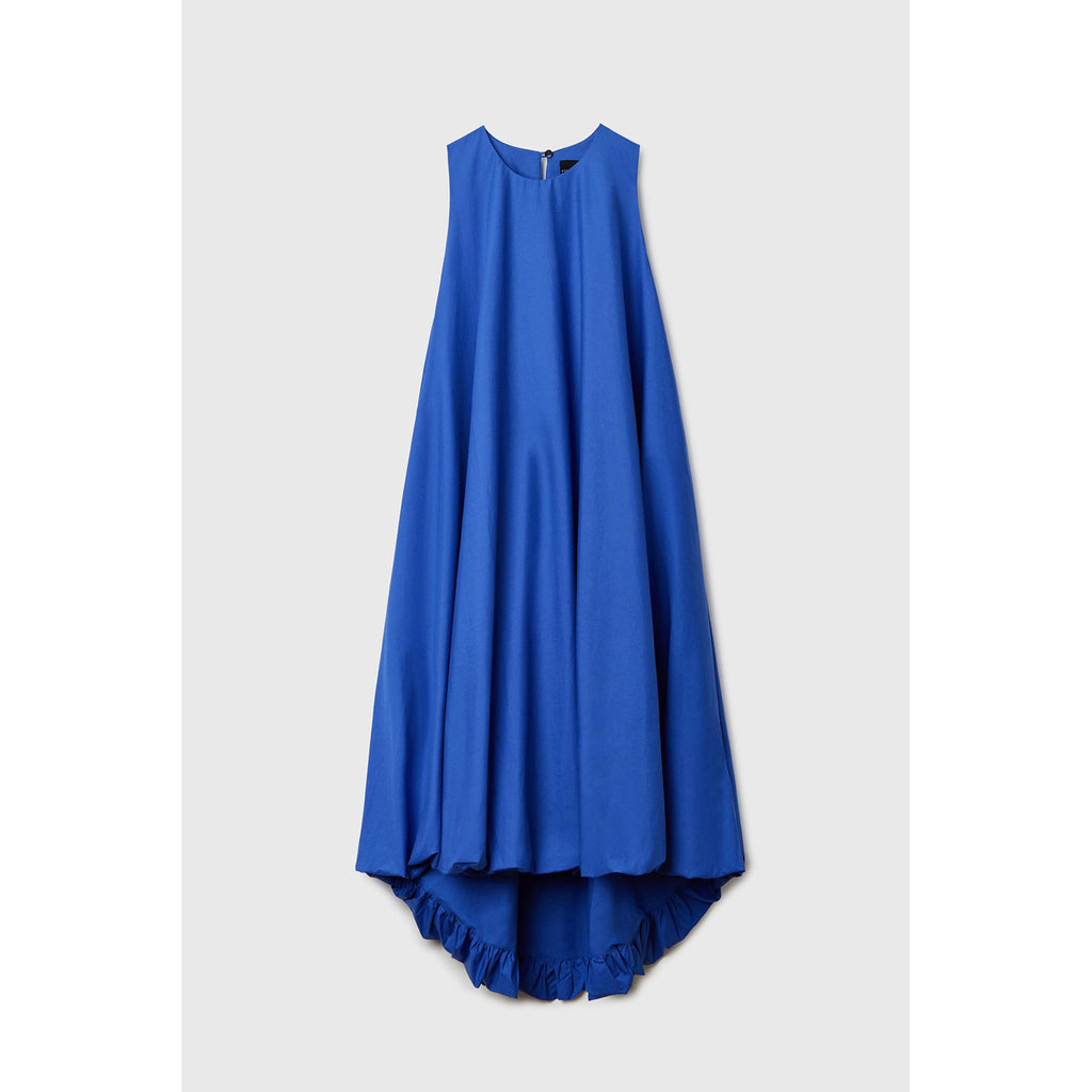 balloon dress in hortensia