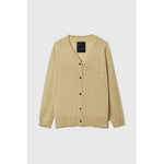 classic cardigan in butter
