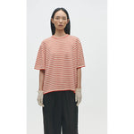 oversized striped t-shirt