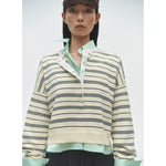 organic cotton polo sweater