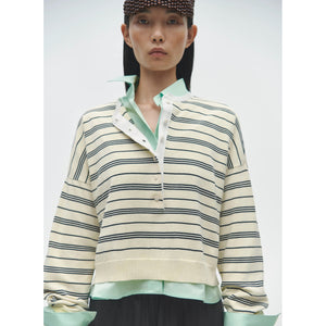 organic cotton polo sweater