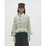 organic cotton polo sweater