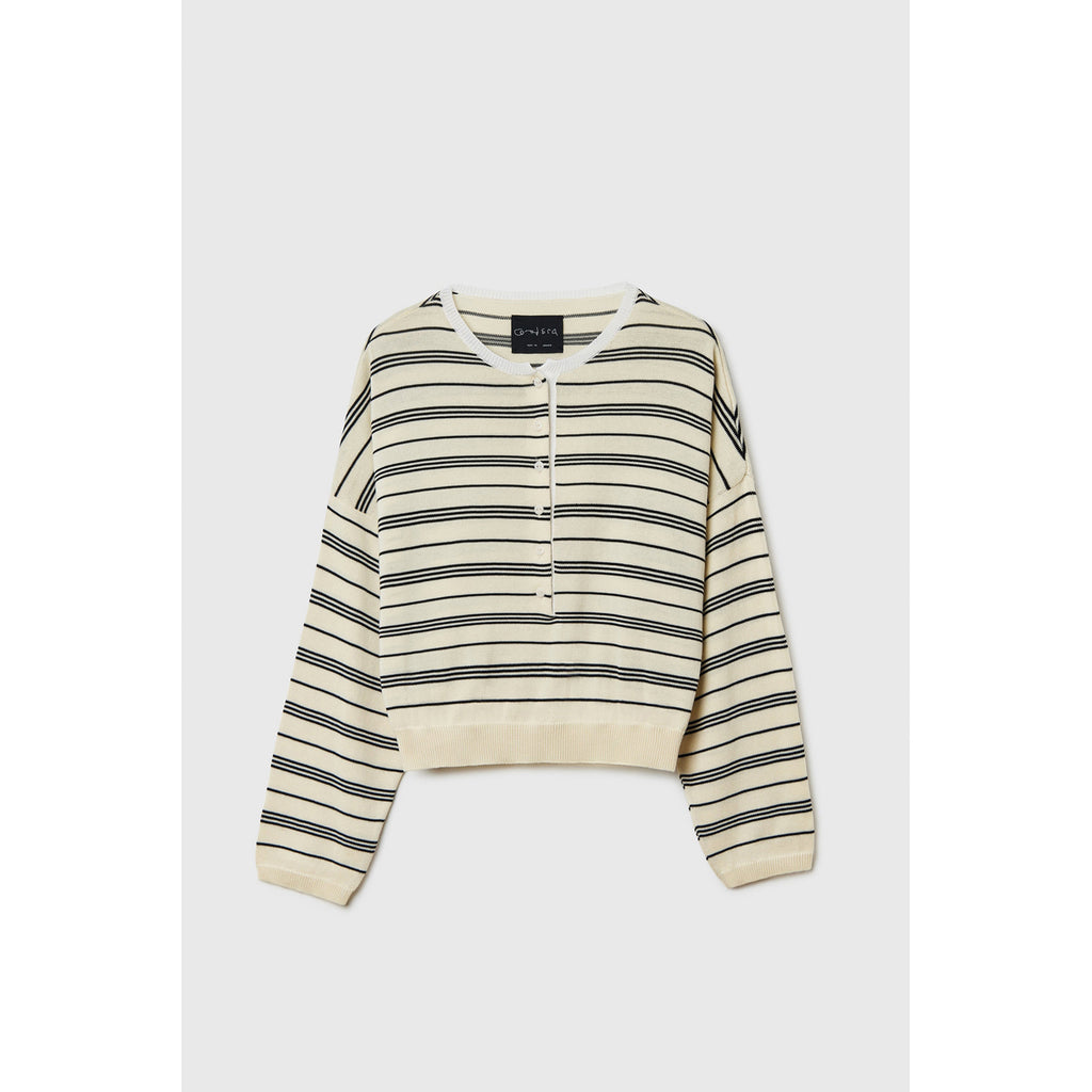 organic cotton polo sweater