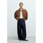 curved baggy jeans
