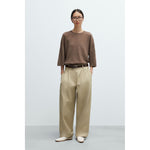 oversized t-shirt in deep taupe