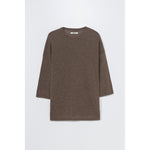 oversized t-shirt in deep taupe