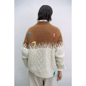 mohair embroidered sweater