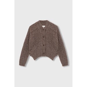 suri cardigan in taupe