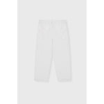 straight pants in off-white