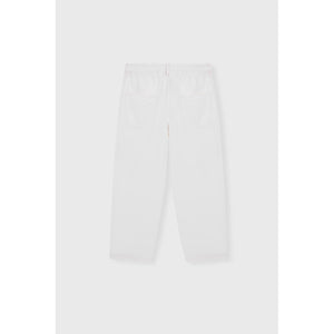 straight pants in off-white