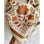 silk bandana in desert floral