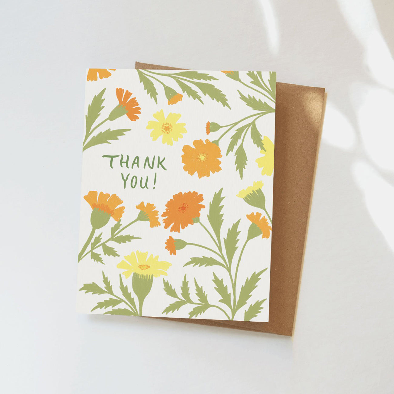 marigold notecard