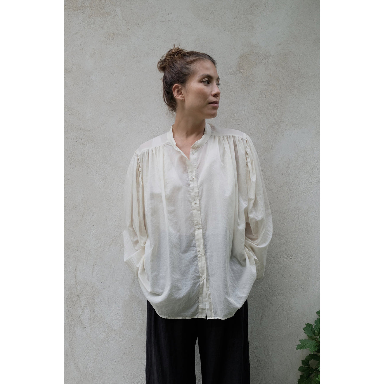 nèfle shirt in ecru
