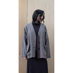 refuge jacket in stone