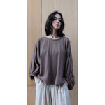 rage gathered top in hazel