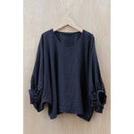 rage gathered top in carbon