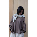 rage gathered top in hazel