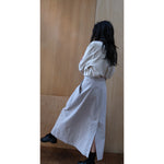rameau long sleeve top in ecru