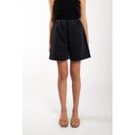 field short in faded black