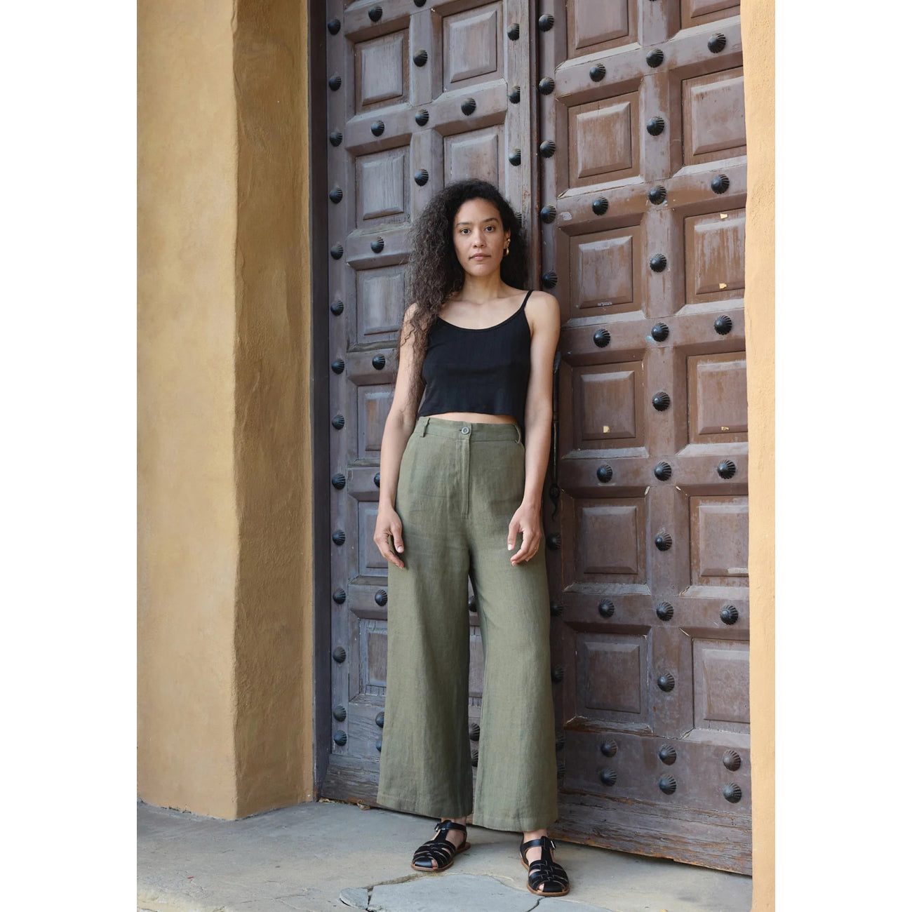 avery trouser in sage