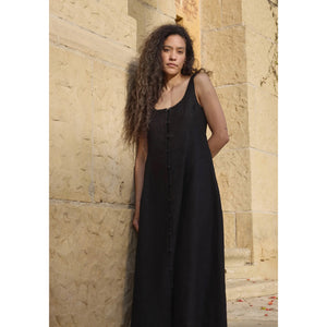 dalia dress in black