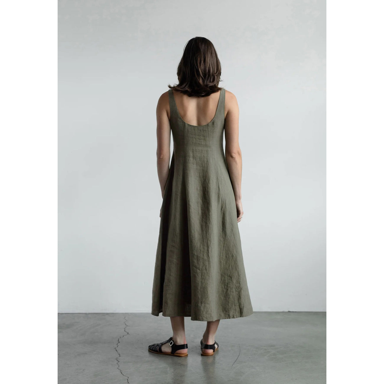 dalia dress in sage