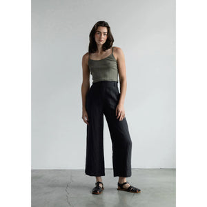 avery trouser in black