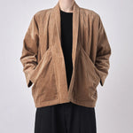 corduroy sumo jacket in tobacco