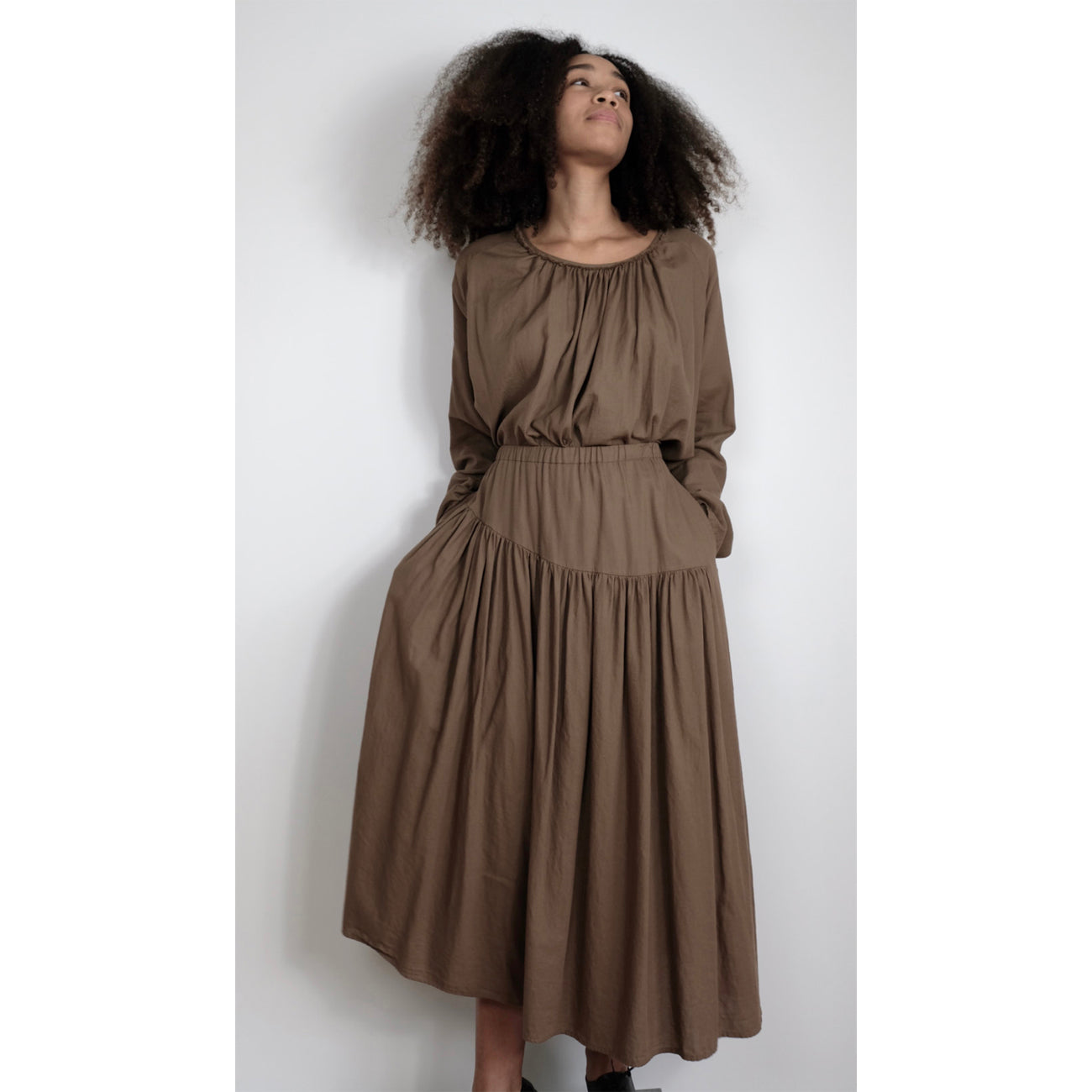 joyeux skirt in camel