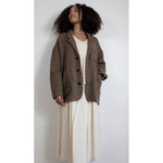 justice jacket in camel