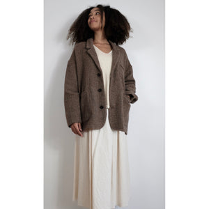 justice jacket in camel