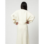 balloon sleeve sweater in cream
