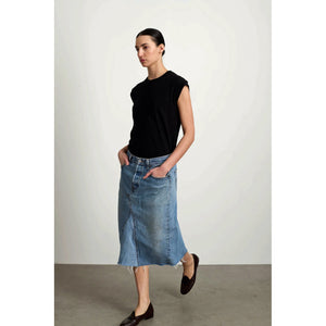 vintage denim skirt