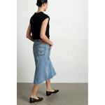 vintage denim skirt