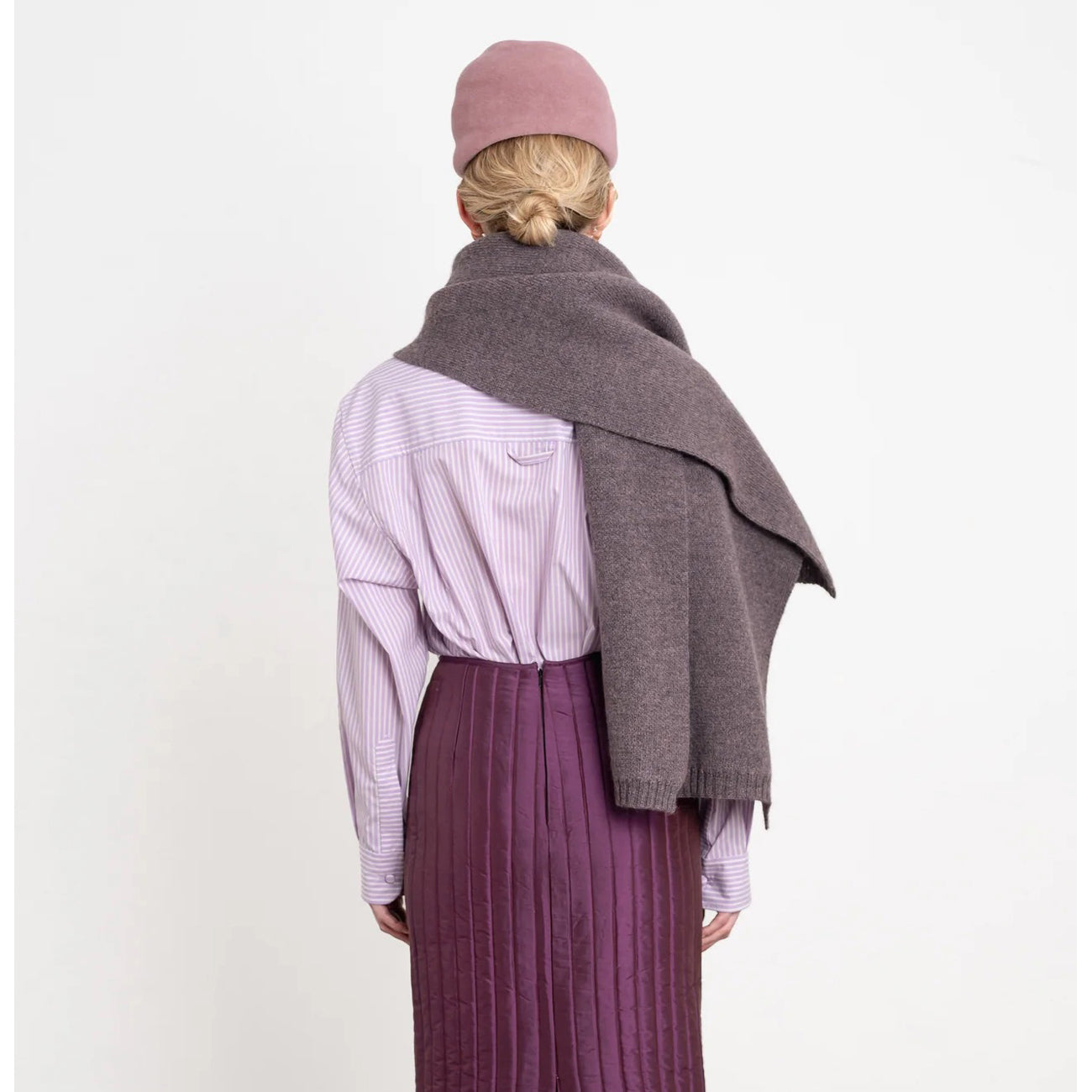 merino wool scarf in luna